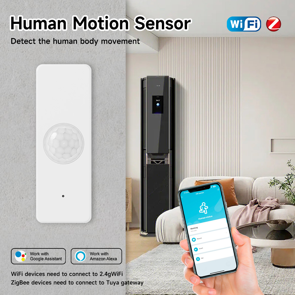 Tuya WiFi Zigbee PIR محس حركة  - مراجعة Smart Home Wiser وسعره